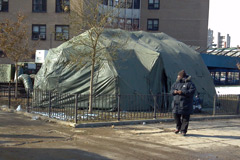 DRASH TMSS stationed in Coney Island for Sandy relief. 