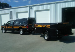 Franklin County Sheriff's Office's Reeves ICP Trailer. 