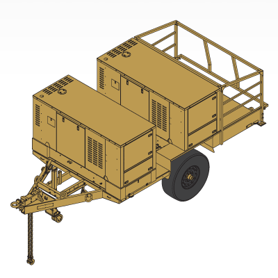 DRASH HP-2C/33 Intelligent Power Technology Trailer