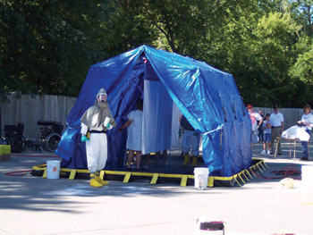 Reeves 2- lane decontamination system