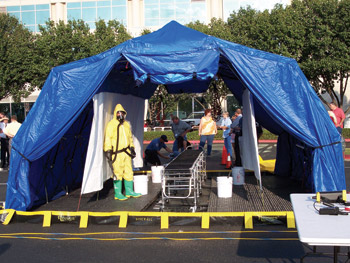 3-Lane DRASH Hospital Response Decontamination System 