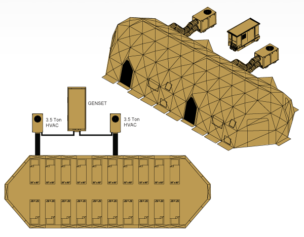 20-Bed DRASH Incident Camp Package